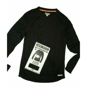 Omni Wool men's Black base layer Crew top shirt‎ Omniwool size Small S